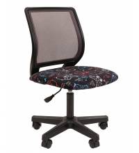 Кресло chairman 112 kids (текстиль Game, черный пластик)