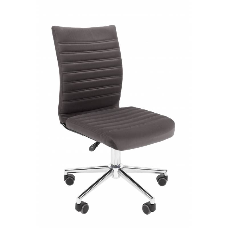 Офисное кресло Chairman 033 Россия ткань велюр T-55 серый главное фото