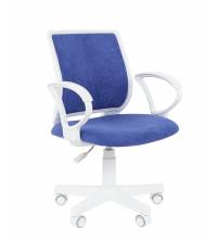 Детское кресло Kids 112 Россия ткань M морской, белый пластик